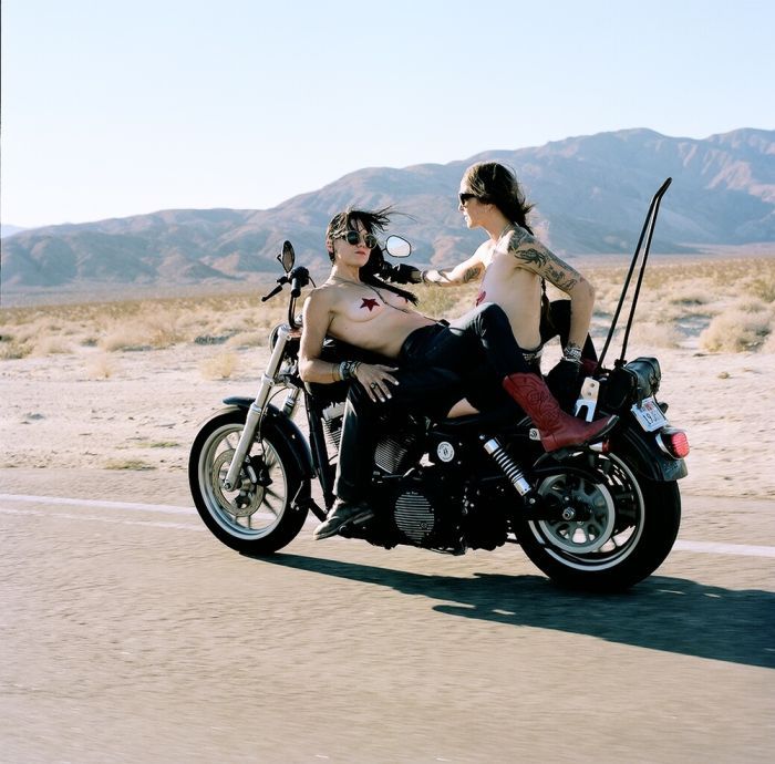 Girls on a motorcycle in Nagpur