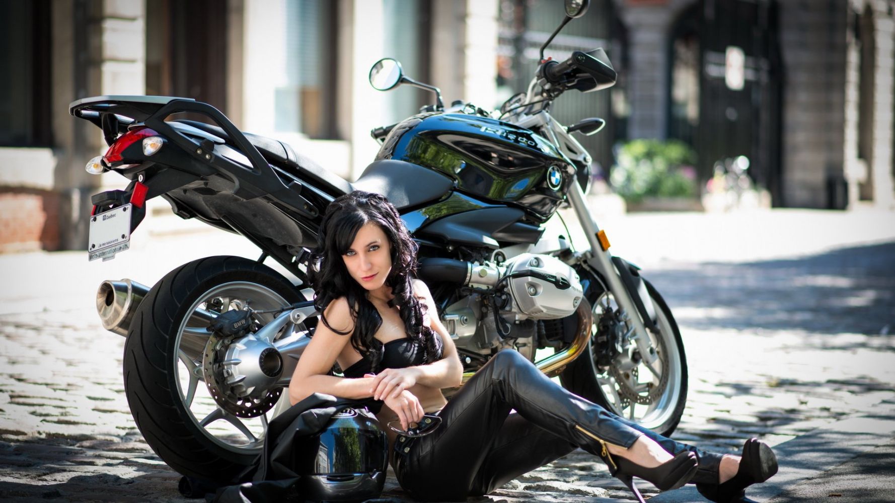 European women on bikes in Nagpur